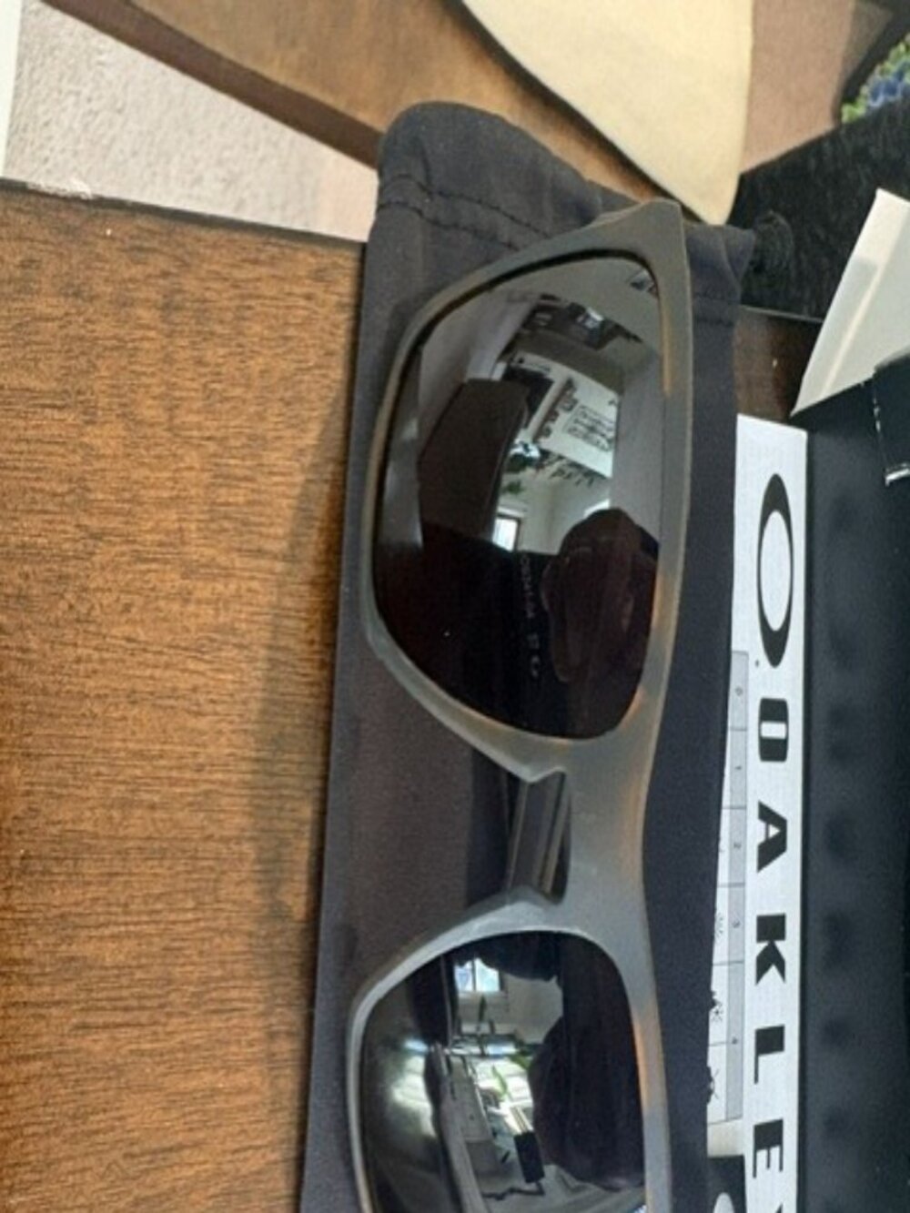 Men's NWT Oakley Sliver XL Matte Brown Tortoise Warm Grey Sunglasses